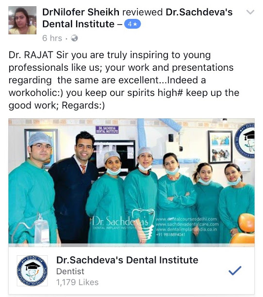 Dental Courses in India, Dental Courses Delhi, Student Testimonial