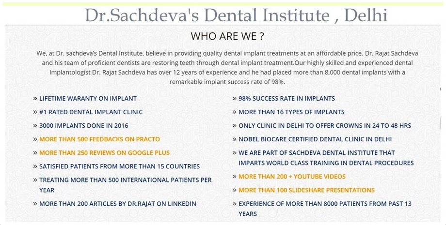 Dental Courses in India, Dental Courses Delhi, Student Testimonial
