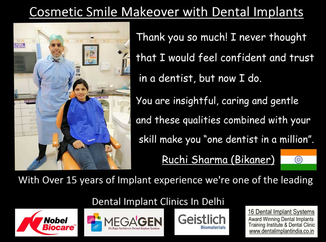 Dental Clinic in India, Dental Clinic Delhi, Patient Testimonial