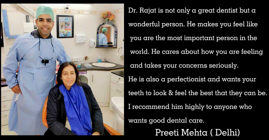 Dental Clinic in India, Dental Clinic Delhi, Patient Testimonial