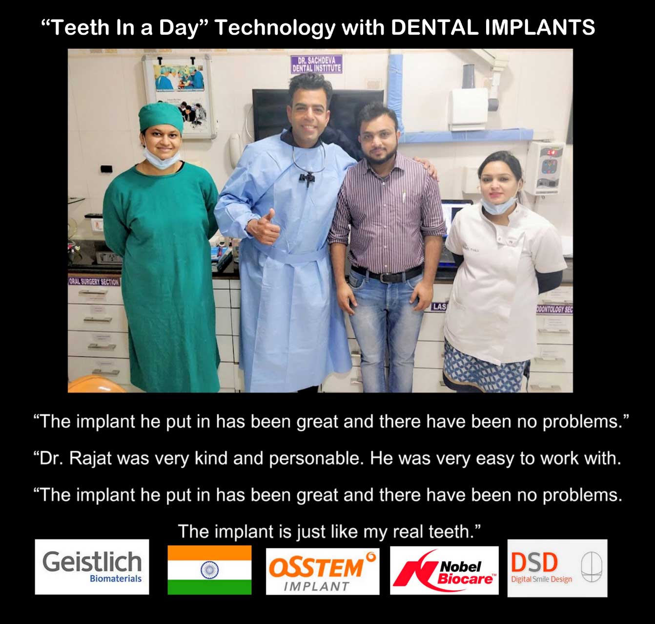 Dental Clinic in India, Dental Clinic Delhi, Patient Testimonial