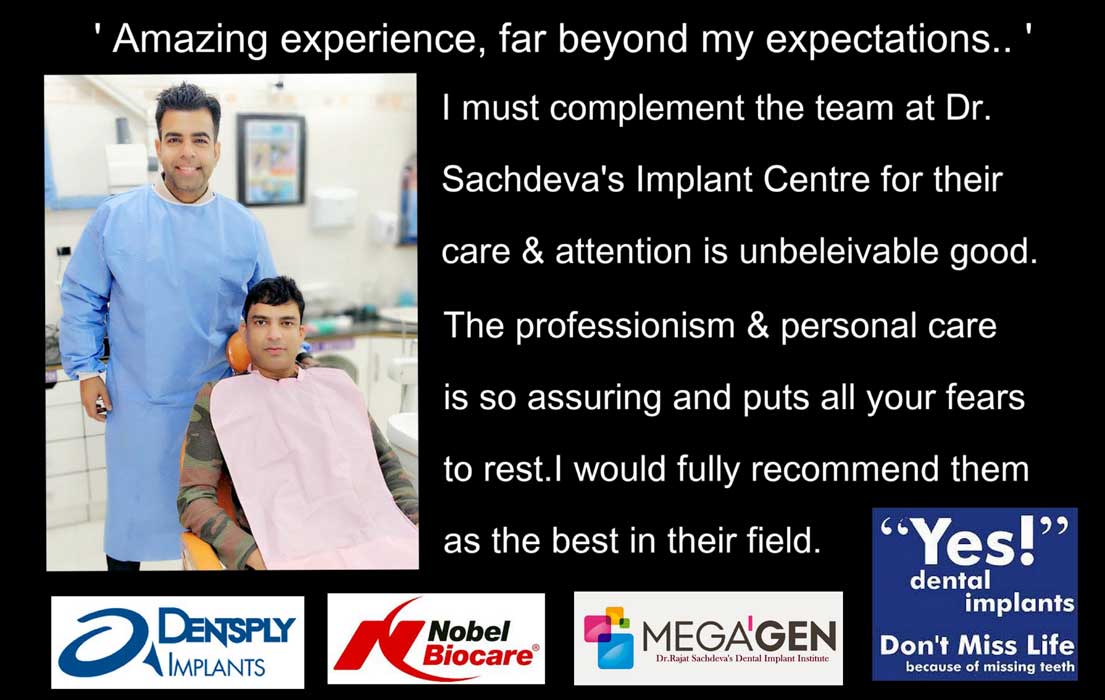 Dental Clinic in India, Dental Clinic Delhi, Patient Testimonial