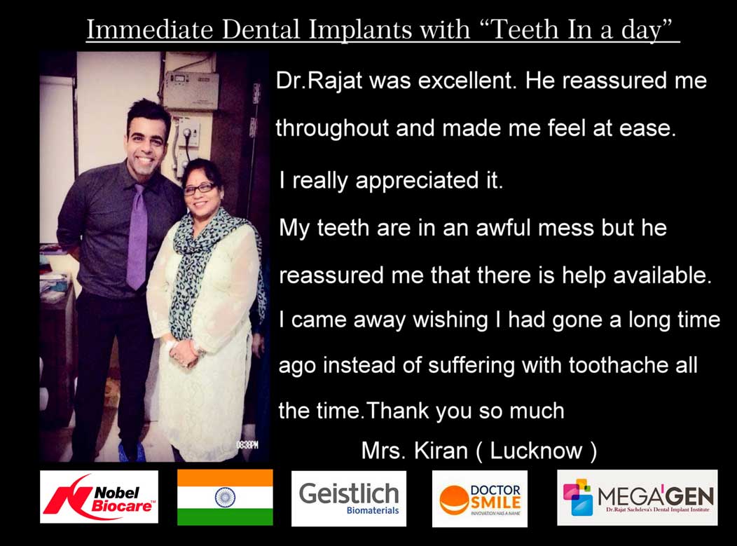 Dental Clinic in India, Dental Clinic Delhi, Patient Testimonial