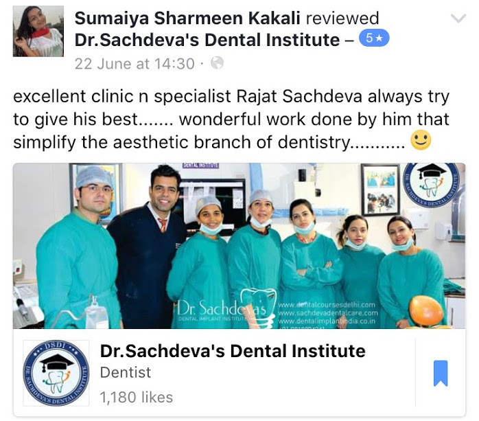 Dental Courses in India, Dental Courses Delhi, Student Testimonial