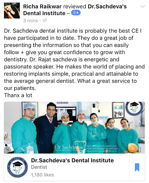 Dental Courses in India, Dental Courses Delhi, Student Testimonial