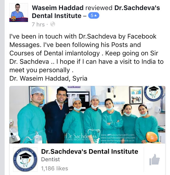 Dental Courses in India, Dental Courses Delhi, Student Testimonial