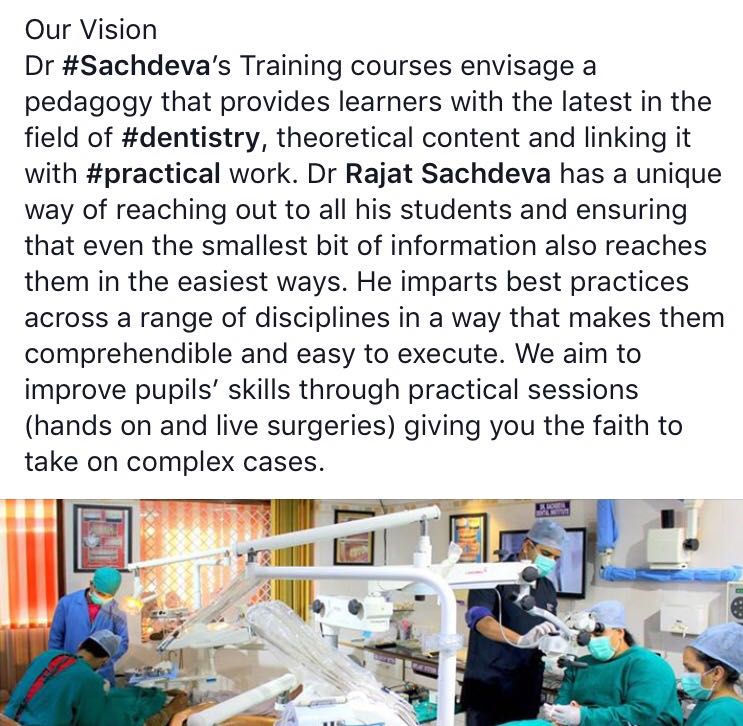 Dental Courses in India, Dental Courses Delhi, Student Testimonial